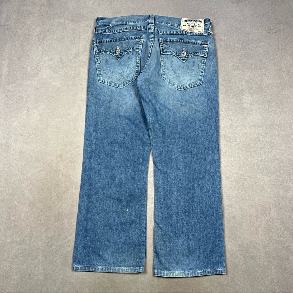 True Religion Relaxed Blue Jeans with Classic Indigo Wash